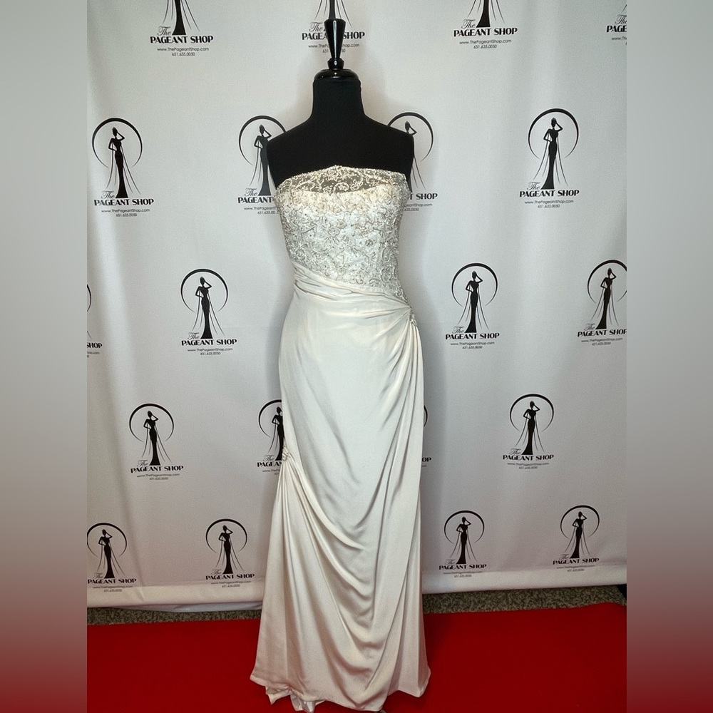 Off White Pageant or Wedding Gown